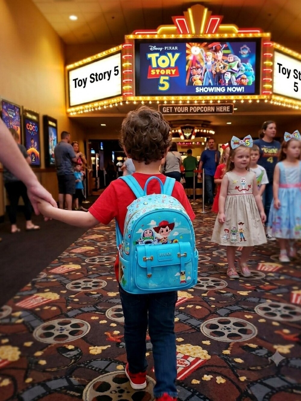 WondaPop Pixar Toy Story 11" Vegan Leather Fashion Mini Backpack Blue NWT